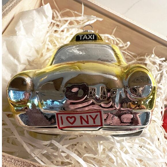 RARE Set of 3 New York Hand Blown Glass Ornaments Lauscha Glas Creation Saks - Picture 5 of 12